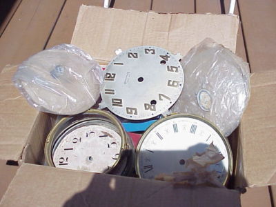 Antique Clocks Huge Lot of Parts and Repair Tools WOW Completed