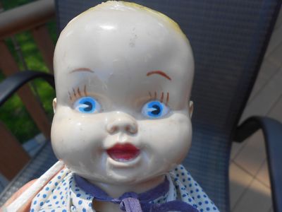 Crawling Baby Doll on Antique Wind Up Tin And Celluloid Crawling Baby Doll Completed