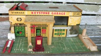 toy garage with car wash