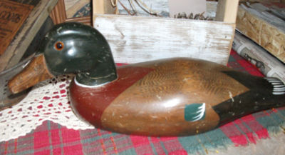 Mallard Duck Wood Carving