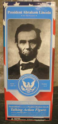 abraham lincoln talking action figure