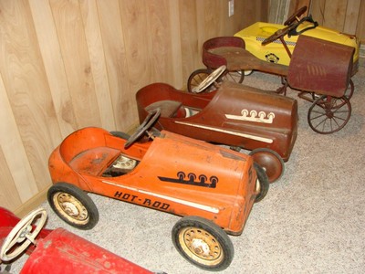 Antique Pedal Car - Original 1950's HOT ROD -- Antique Price Guide