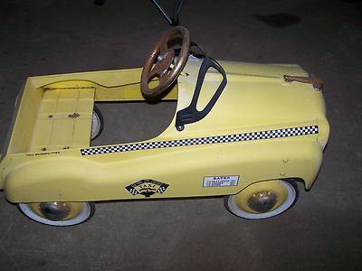 vintage taxi pedal car