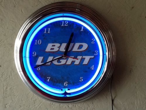 Bud Light Neon Clock Antique Price Guide Details Page